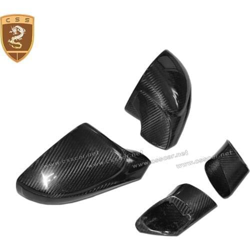 Fits Ferrari 458 2011-2016 Side Mirror Cover Cap Carbon Fiber 2PCS