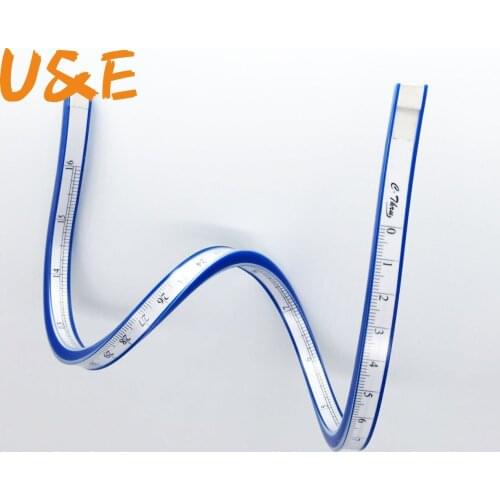 100cm Snake Shaped Ruler Soft Flexible Curve Ruler Flex Curved Ruler Quilting 40 Inch; Double-sided Scale