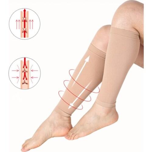 Compression Socks Slimming Socks 20-30mmHg Elastic Nursing Socks Compression Under Knee Socks