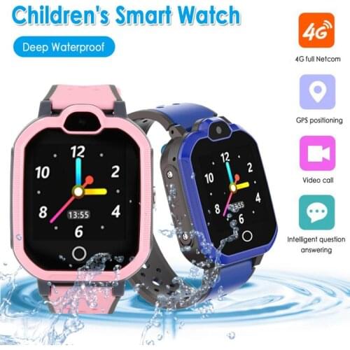 LT05 4GChildrens Smart Watch SOS Phone Watch Smartwatch For Kids With Sim Card Photo Waterproof Kids Gift For IOS Android