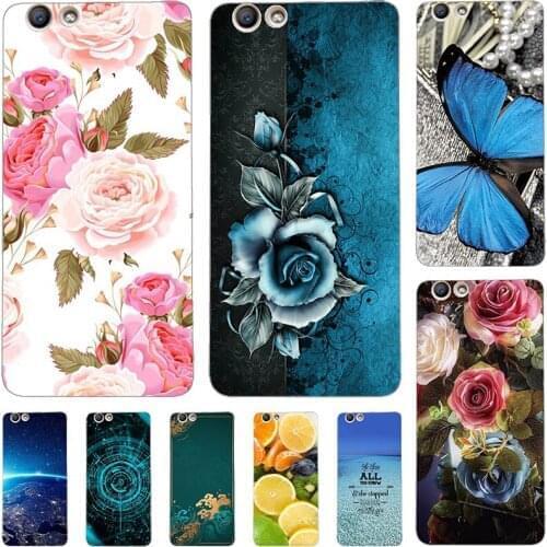 Fashion Flower Case For OPPO F1S A59 OPPO Find 9 A59M 5.5" Cover Soft Silicone Cat Printing Capa Back Coque