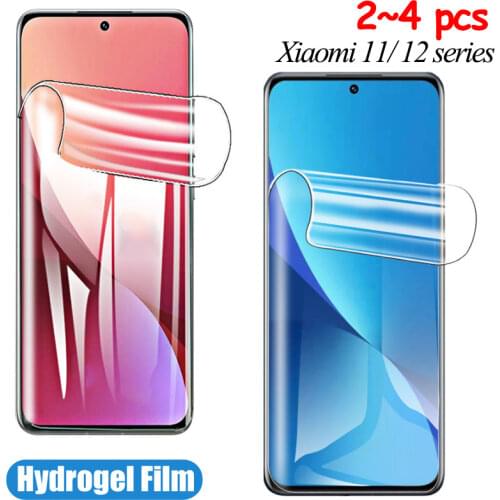 Pelicula Mi 11, Full Coverage Screen Protector Hydrogel Film for Xiaomi Mi11 Lite 11Pro 11 Ultra Soft Glass on Mi-11-Lite Film