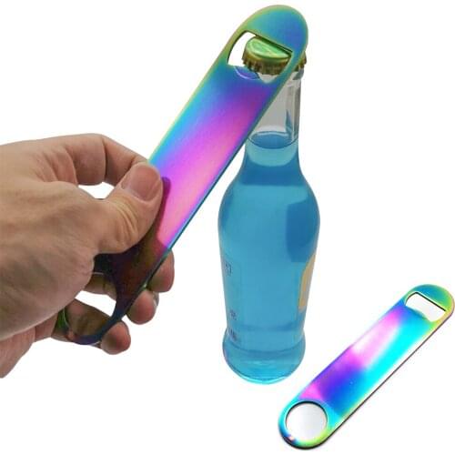 Bartender Bottle Opener, Beer Bottle Openers, Speed Openers, Rubber Coated Stainless Steel Bottle Opener Kitchen Tool