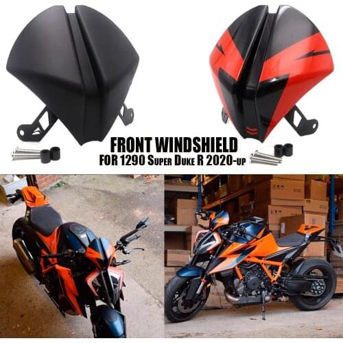 For 1290 Super Superduke R 2020- Motorcycle Front Windshield Windscreen Airflow Wind Deflector Rear Seat Fairing Seat Cowl Cover