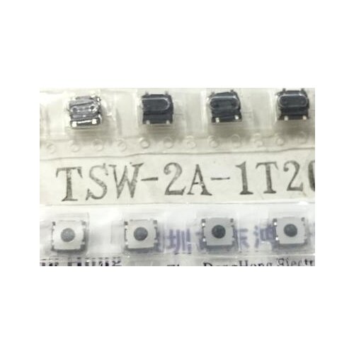 TSW-2A-1T20 SMD Tact Switch 5*5*2.5 ball button switch 4 feet