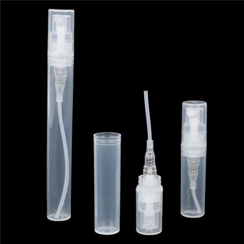2ml 3ML 5ML Plastic Spray Perfume Bottle Small Promotion Sample Perfume Atomizer New