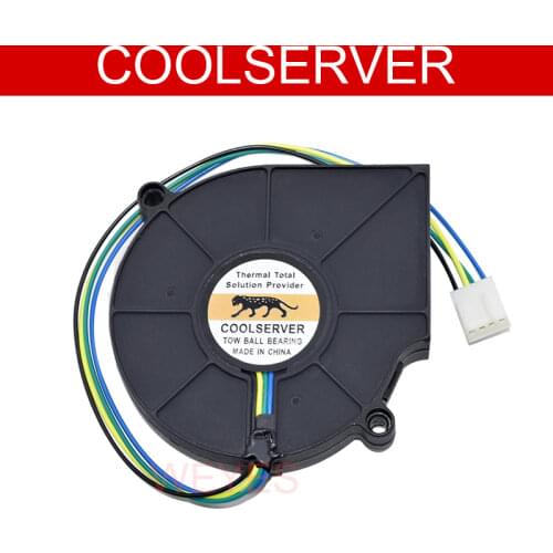 Genuine new for BB7515BU For COOLSERVER DC 12V 0.80A 4-Wire Server Blower Cooling Fan