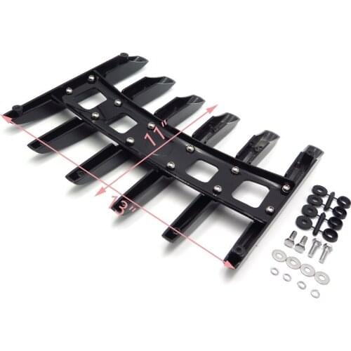 Aftermarket free shipping Skull Stealth Top Luggage Rail Rack for Harley Touring Road King FLHR Tri Glide