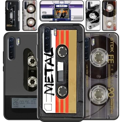 Retro Cassette Tape Case For OPPO A93 A91 A83 A5 A9 A31 A53 2020 A52 A72 A15 A3S A5S F5 Find X3 Pro Cover Capa