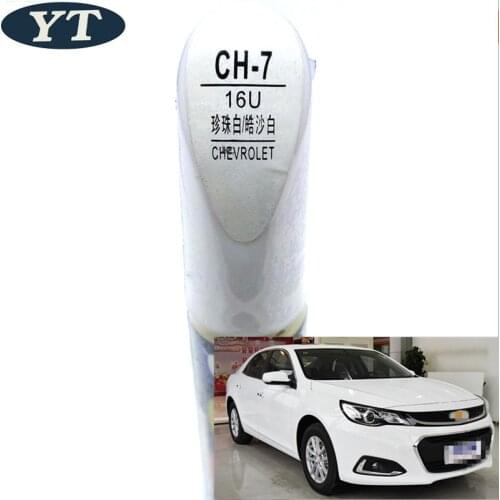 Car scratch repair pen, auto paint pen WHITE color for Chevrolet Cruze, SAIL,aveo,epica, trax,spark malibu,captiva