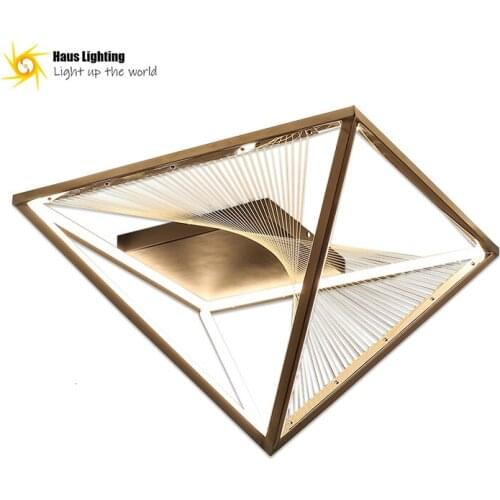 Modern Simple Style Design Golden Stainless Steel Triangle Pendant Lamp Ceiling kitchen chandelier