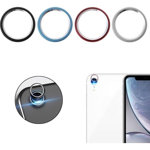 P82F Rear Lens Protective Ring Bumper Cover Camera Len Screen Protector Case Metal for Apple iPhone XR