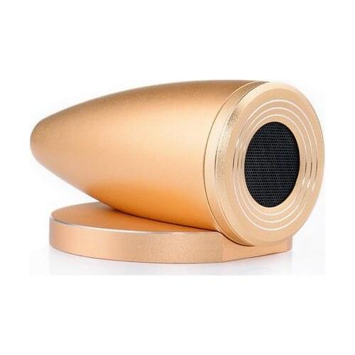 1 set = 2 pcs black Air motion AMT car tweeter with aluminum golden case for DIY audio speaker