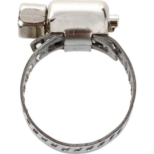 HOT SALE 10 Pcs Stainless Steel 13Mm To 19Mm Hose Pipe Clamps Clips Fastener