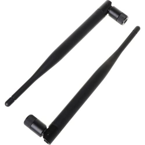 2x 6dBi M.2 IPEX MHF4 U.fl Cable to RP-SMA Wifi Antenna Signal Cable Set for intel AC 9260 9560 8265 8260 7265 7260 P82A