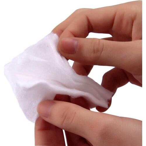 500pcs Thick Cotton Pads 100% Cotton Permanent Makeup Pigment Wipe Pad Disposable Facial Cleaner Nail Cleaning Wipes