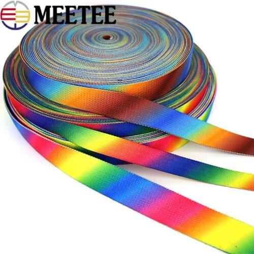 5Meters 23/30/38mm 2mm Printed Canvas Webbings High Tenacity Backpack Strap Webbing Ribbons Clothes Bag Sewing Tape Bias Binding