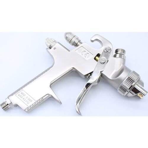 AB-17G upper pot, professional pneumatic spray gun caliber 1.7mm，air handle sprayer