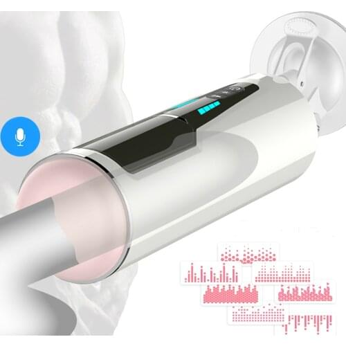Automatic Piston Telescopic Rotation Male Masturbator for Men Sex Toys Artificial Vagina Pussy Vibrator Oral Blowjob Sex Machine