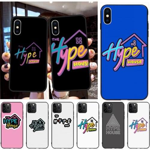 Hype House Soft black Phone Case for iPhone 11 pro XS MAX 8 7 6 6S Plus X 5S SE 2020 XR case