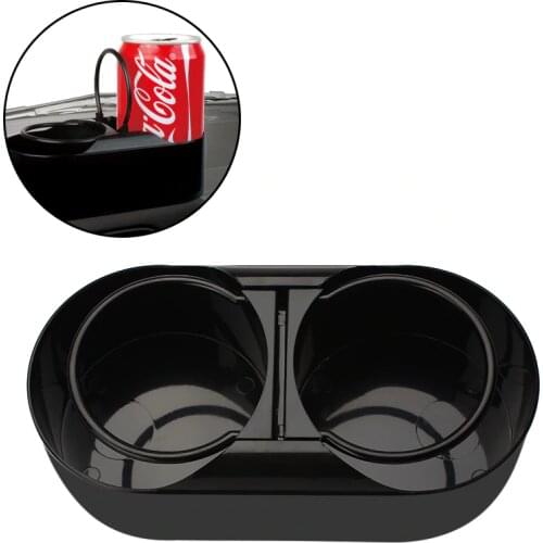 ABS Plastic Dual Hole Drink Bottle Ruck Mount Water Beverage Holder Cup Holder Stand Car Auto Accessories Car Styling
