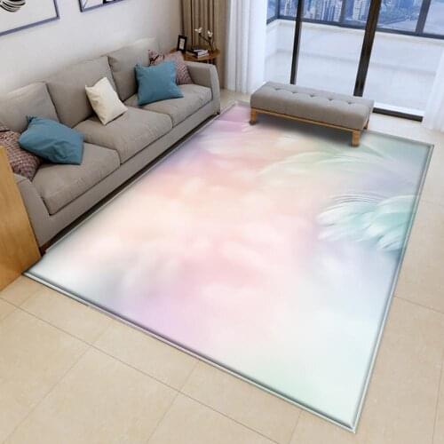 Abstract Colourful Carpet Printed Flannel Area Rug Room Floor Printed Carpet For Living Room Bedroom Home Decorative Crapet
