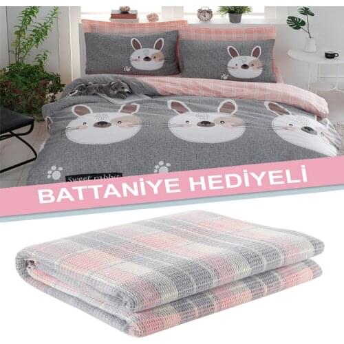 Cotton Solid Color Double Duvet Cover Set FreshColor 5-Piece Modern And Stylish Design European American Style BLANKET GIFT
