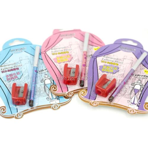 Eyebrow Pencil With sharpener 1 pcs Fine Waterproof Eyebrow Line Pencil Cosmetics Pencil Net 0.5g 1433