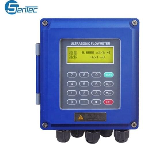 Low Cost Long Range Current Clamp Waterproof Inline Ultrasonic Flow Meter