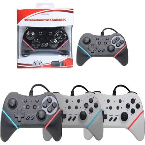 Newest USB Wired Controller Gamepad For Nintendo Nintend Switch NS Support Switch and PC Games Gaming Play With TURBO Button