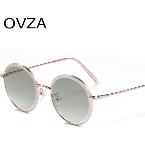 Женские солнцезащитные  круглые очки OVZA China At AliExpress