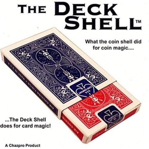 Deck Shell by Chazpro Magic & Collectibles Accessories Close-Up Card Magic Trick For Professional Magicians