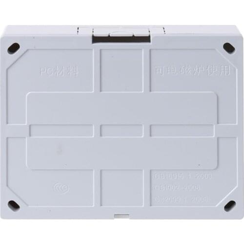 Surface Mounted Pure Wall Socket Panel 10-Pins Outlet Electric 10A Plugs Sockets