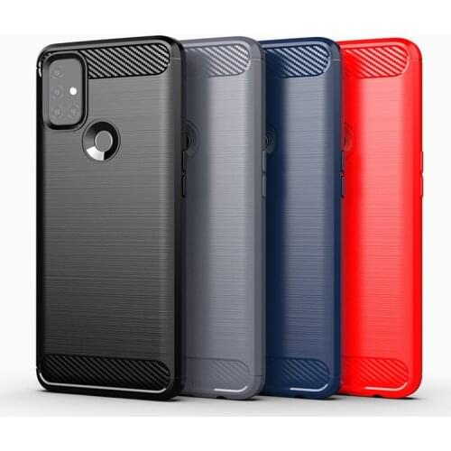Carbon Fiber Cover Shockproof Phone Case For OnePlus Nord N200 CE 5G 9 Pro 9R 5 5T 6 6T 7 7T 8 8T N10 N100 Bumper Cover