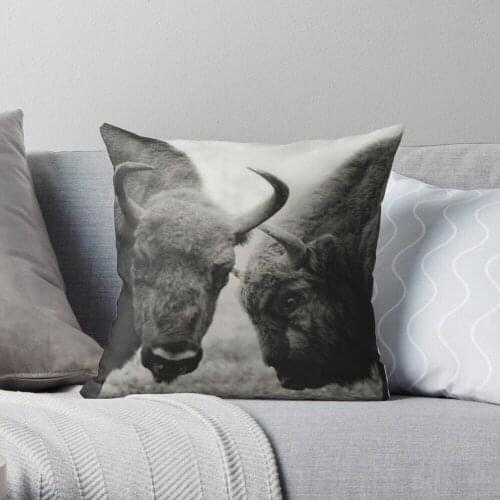 A conversation Throw Pillow Cushion Cover Polyester throw pillows case on sofa home living room car seat decor 45x45cm
