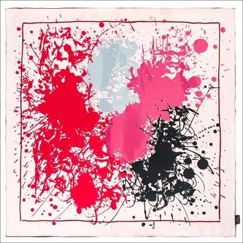 90 head scarves designer Silk Scarf 90*90cm Square Silk Twill Scarf Hand Rolled Edges Foulard En Soie