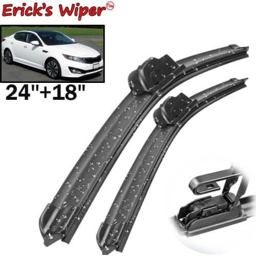 Ericks Wiper LHD Front Wiper Blades For KIA Optima MK3 2010 - 2015 Windshield Windscreen Front Window 24"+18"