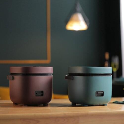 Cute Mini Rice Cooker Small Multifunction Cooking Household Single/Double Laye 1.2L Rice Cooker WIth Handle Hot Multi 220v