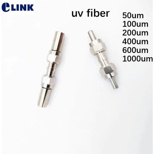 SMA905-SMA905 double male heads double (screw) Nut metal ferrule Integrating spheres optical fiber short fibers UV optical fiber