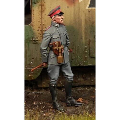 [tuskmodel] 1 35 scale resin model figures kit WW1 German Tank crewman t1115