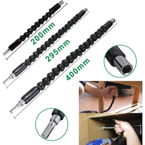 Flexible Shaft Extension Screwdriver Drill Bit Holder Link for Electronic Drill 200/295/400mm