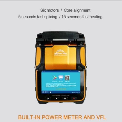 Signal Fire AI-9 Fiber Fusion Splicer Optic Splicing Machine Optical /OTDR With Optical Power Meter OPM VFL Light Source NK3200D