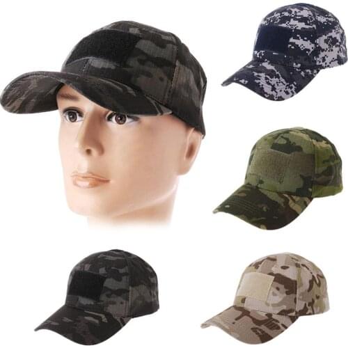 Military Tactical Camo Cap Army Baseball Hat Patch Digital Desert SWAT CP Caps