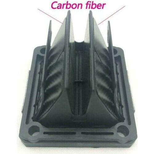 Intake Reed Valve W/ Spacers For Yamaha YFZ350 Banshee RZ350 RD250 Carbon Fiber