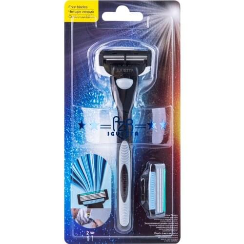 IGUETTA FaceShaver Bathing Stainless Steel Manual Razor Beautiful And SimpleMens Portable Razor Leg Hair And Armpit Hair Razor