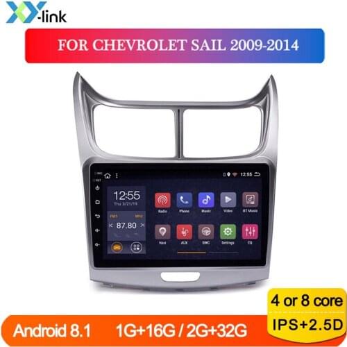 Android 8.1 Car Radio multimedia video Player for chevrolet SAIL 2009-2014 GPS Glonass Navigation system Audio stereo no 2 din