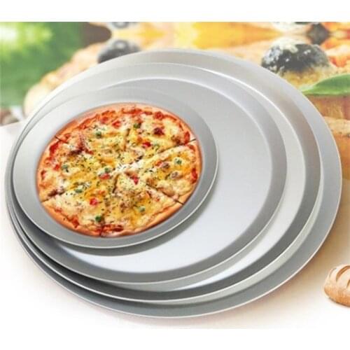 Nonstick Pizza Baking Pan Tray Pizza Plate Easy To Clean Dishes Holder Bakeware Home Kitchen Baking Tools Accessories