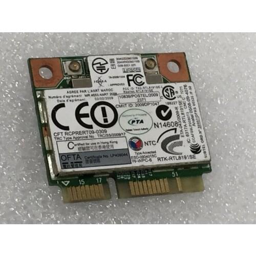 SSEA for Realtek RTL8191SE half Mini PCI-E Wifi Wireless card for IBM SL410 SL510 X200 X200S X201 L410 L512 T410 T500 43Y6553