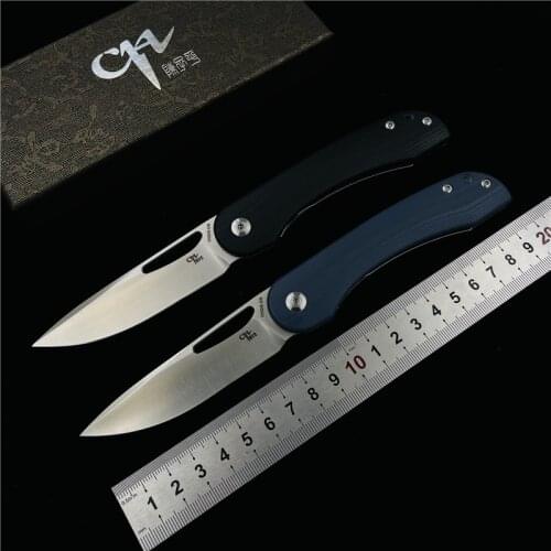 CH Original CH3015 Folding knife D2 blade G10 steel handle outdoor camping Tactics hunting pocket fruit kitchen Knives EDC tool