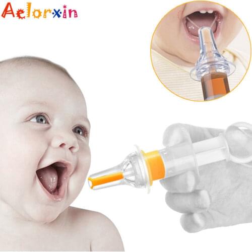 Baby Kids Smart Medicine Dispenser Needle Feeder Squeeze Medicine Dropper Dispenser Pacifier Feeding Utensils Baby Accessories